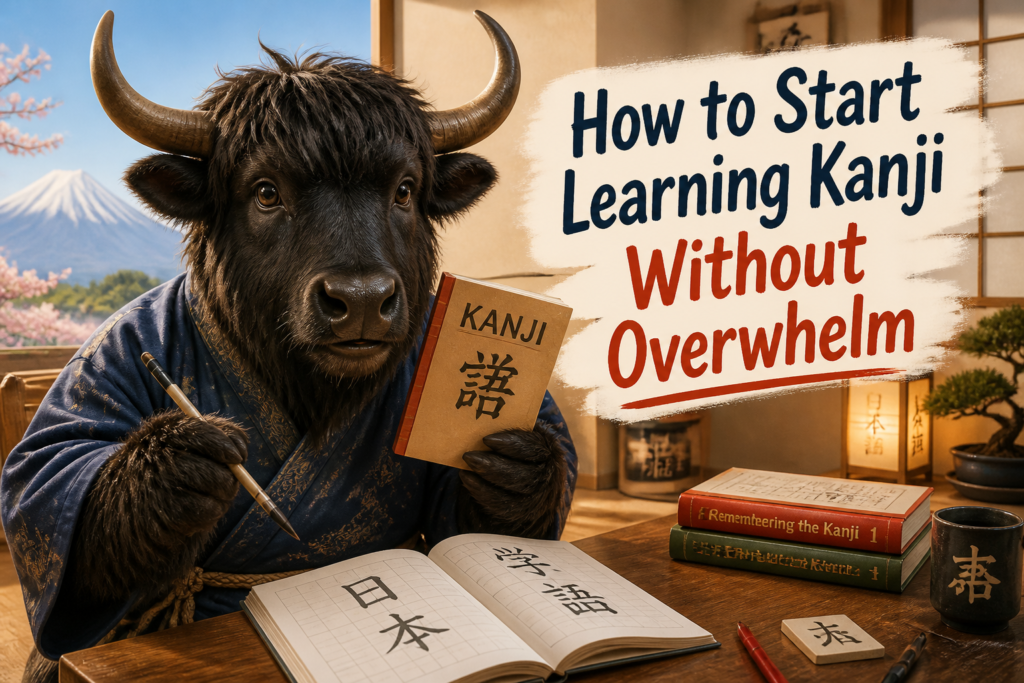 Beginner kanji study plan