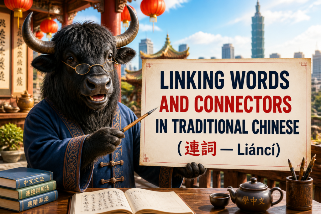 Linking words and connectors in Traditional Chinese
