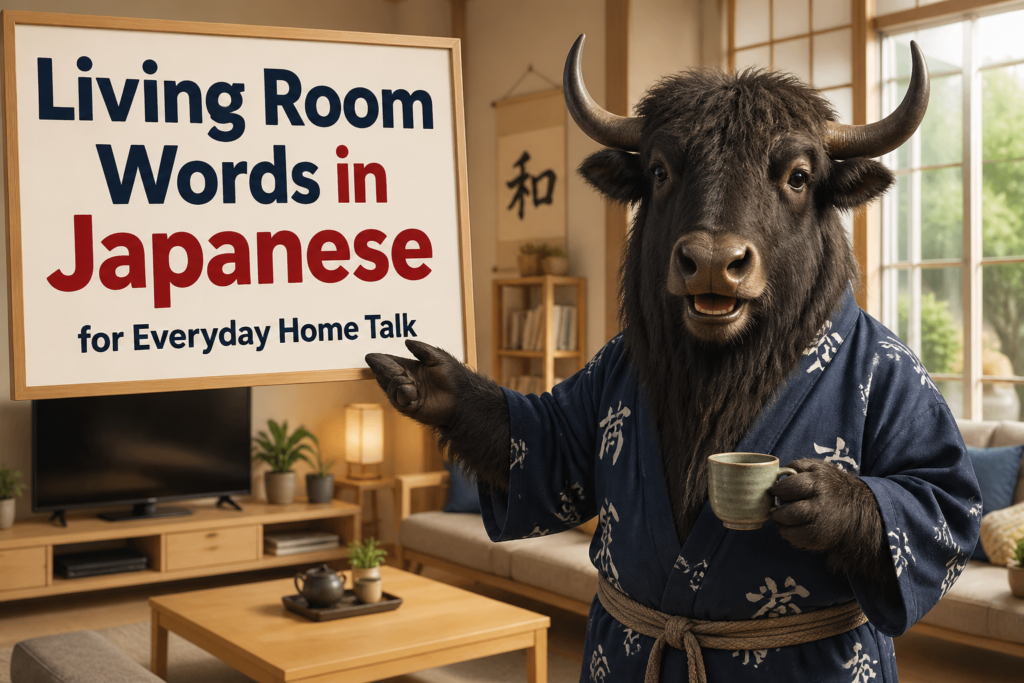 Japanese living room vocabulary