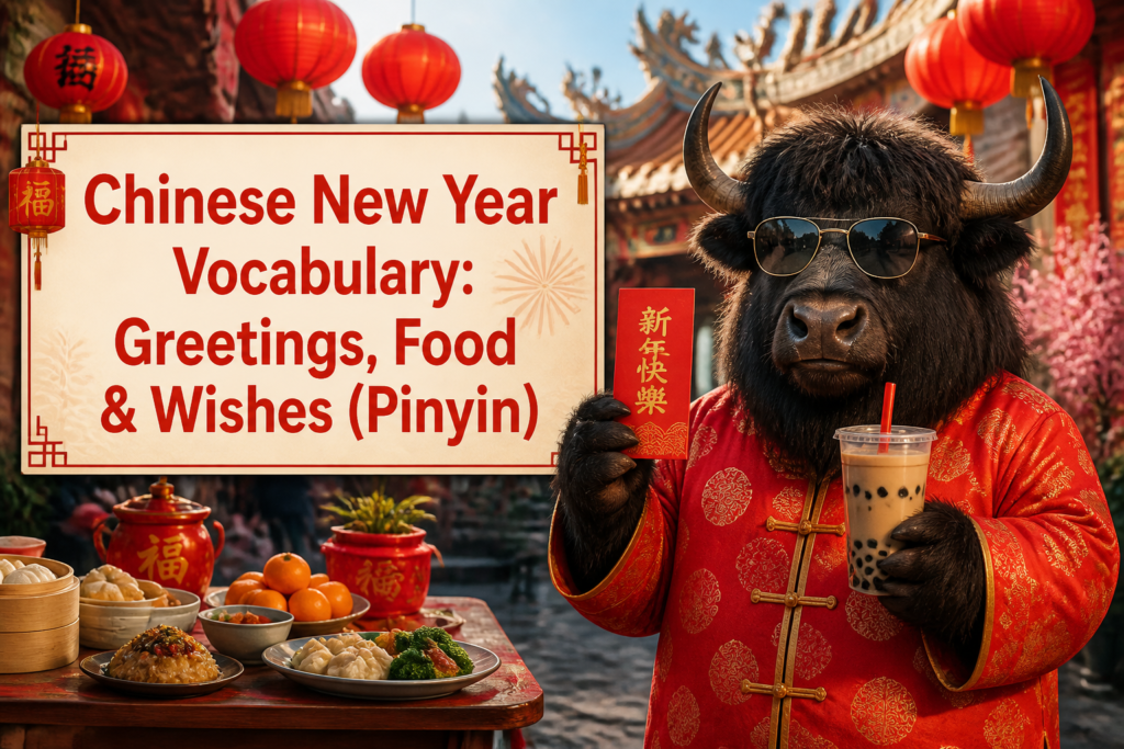 Chinese New Year vocabulary in Traditional Chinese