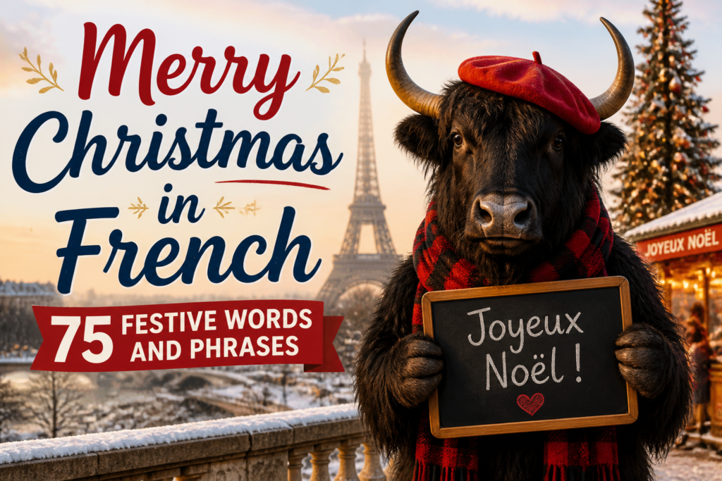 Merry Christmas in French