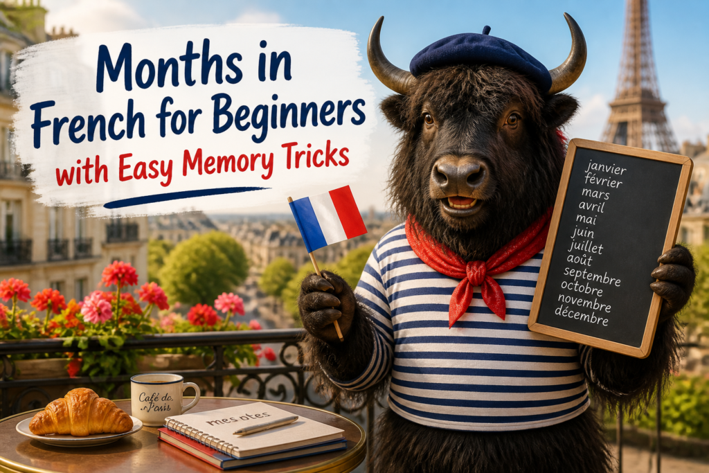 Months of the year in French