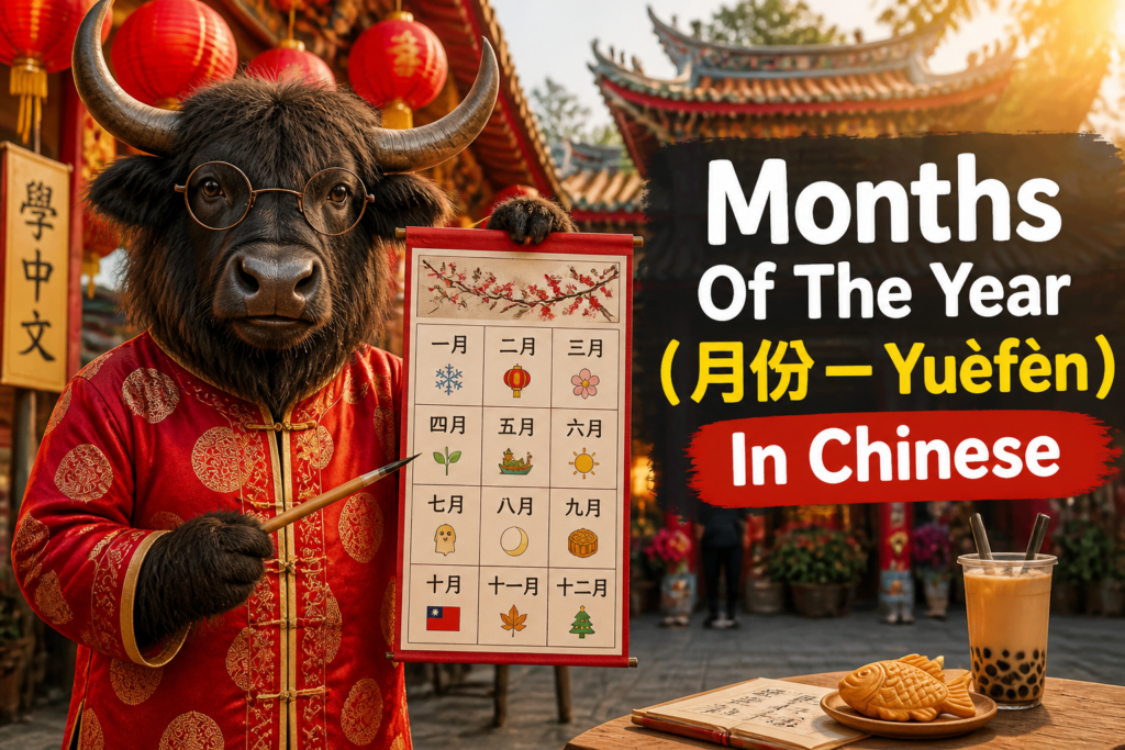 Months of the year in Traditional Chinese
