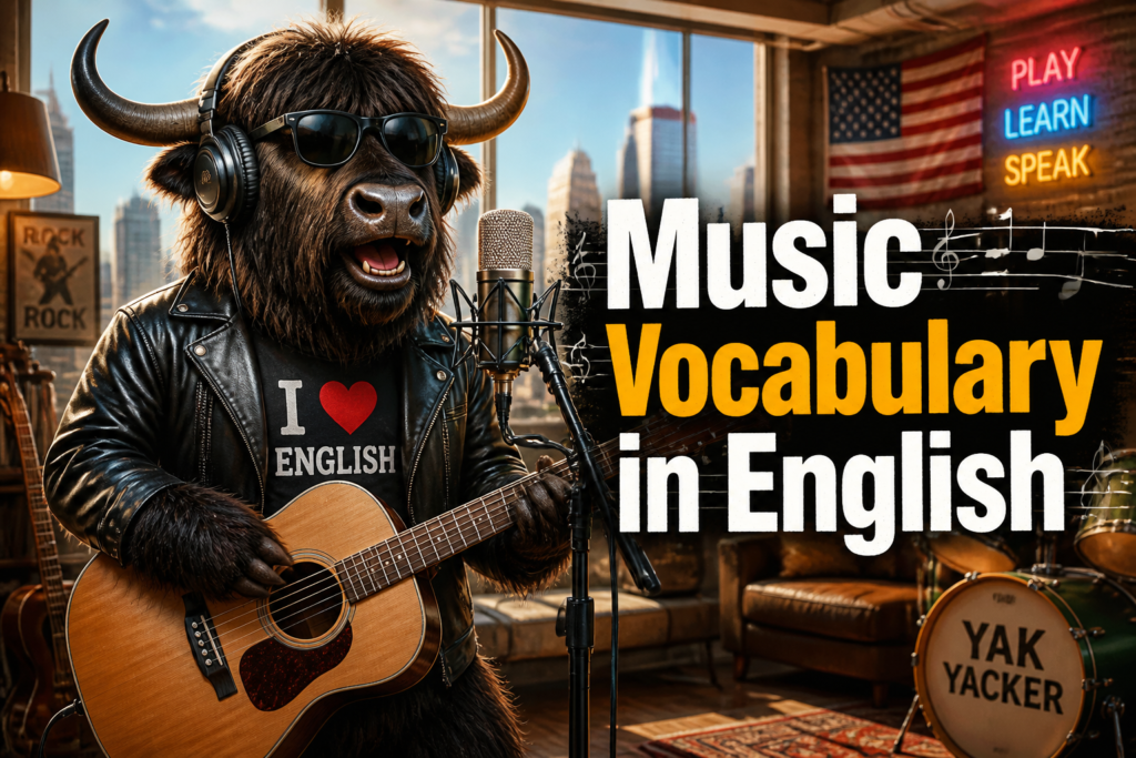 Music vocabulary in English