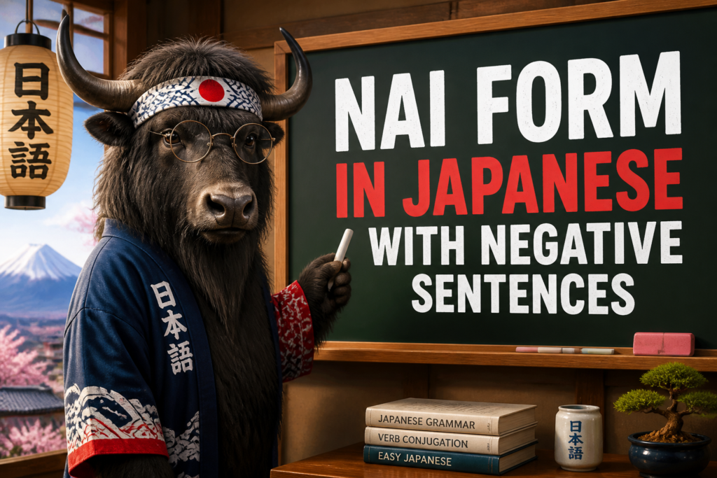 Japanese nai form chart