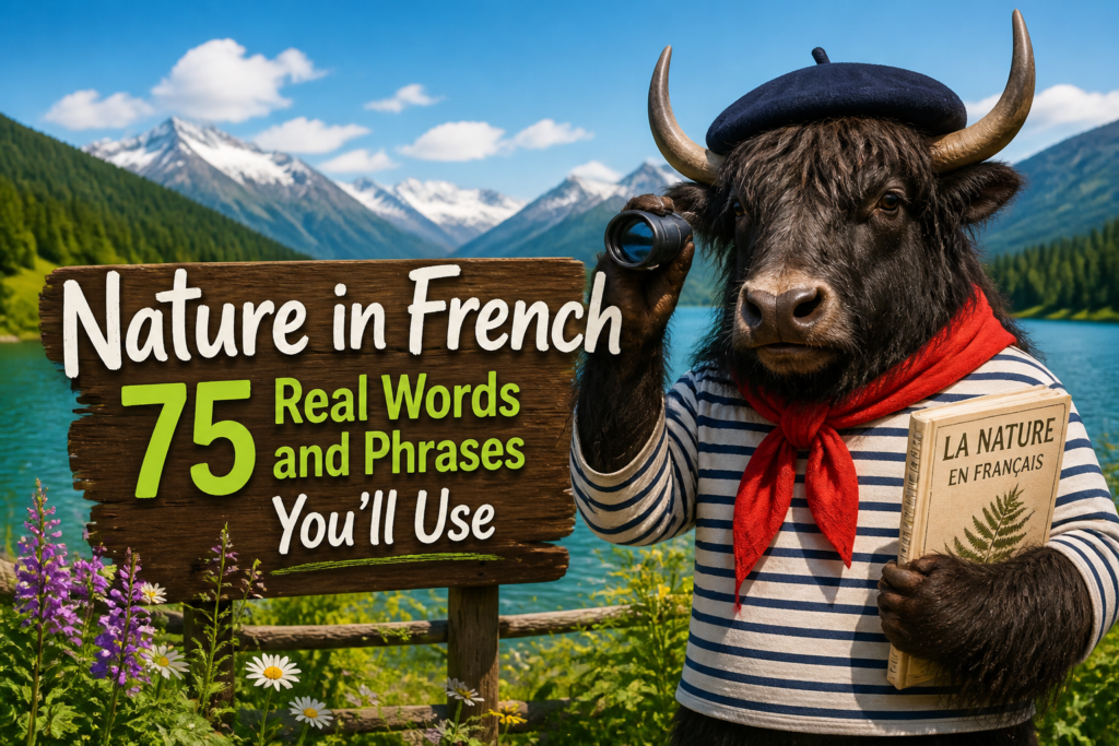 Nature vocabulary in French