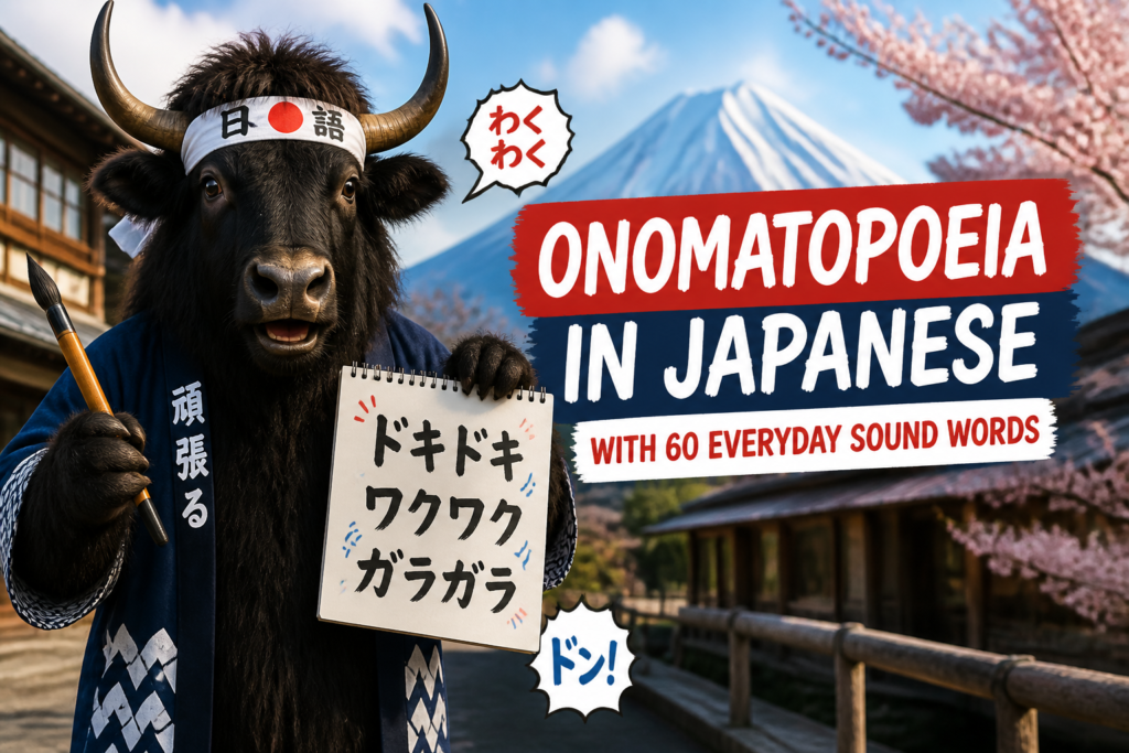 Japanese onomatopoeia chart