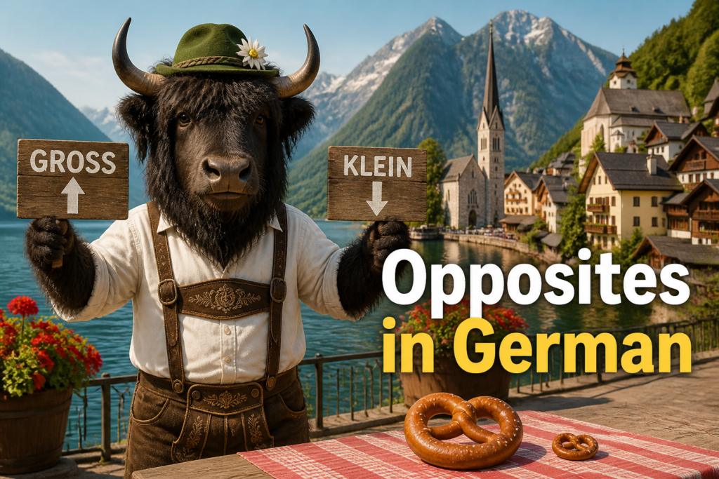 German opposites vocabulary
