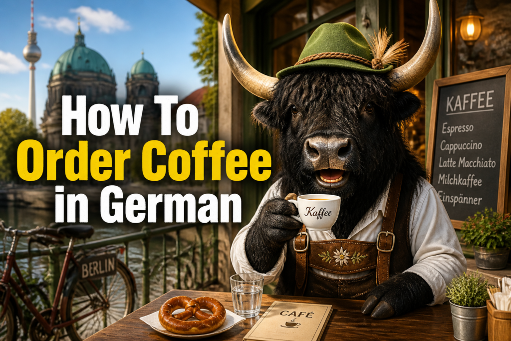 German phrases for ordering coffee