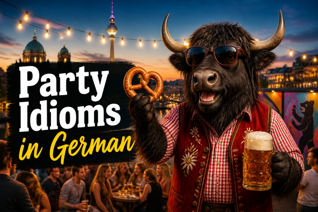 German party idioms and expressions