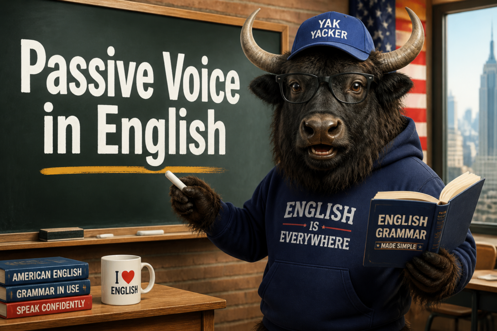 Passive voice in English grammar