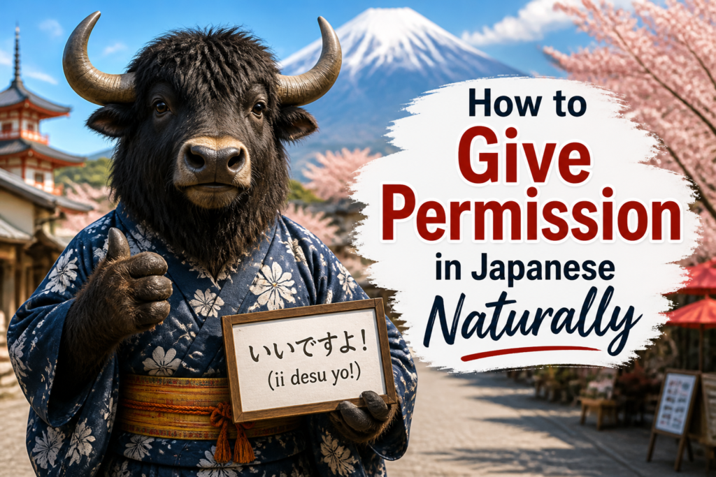 Japanese permission pattern examples