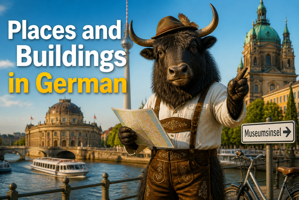 German places and buildings vocabulary