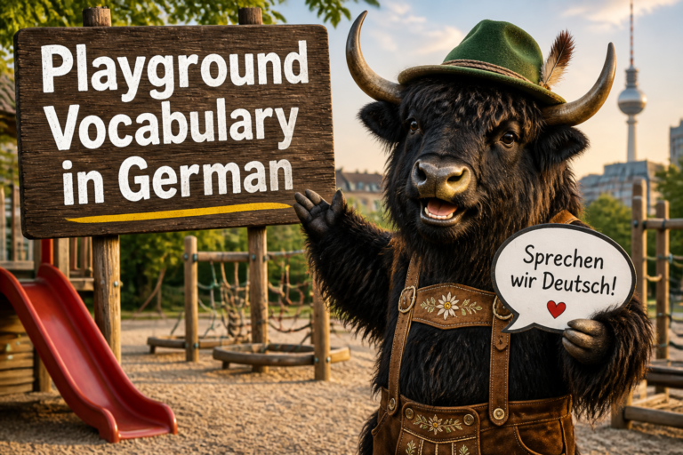 German playground vocabulary