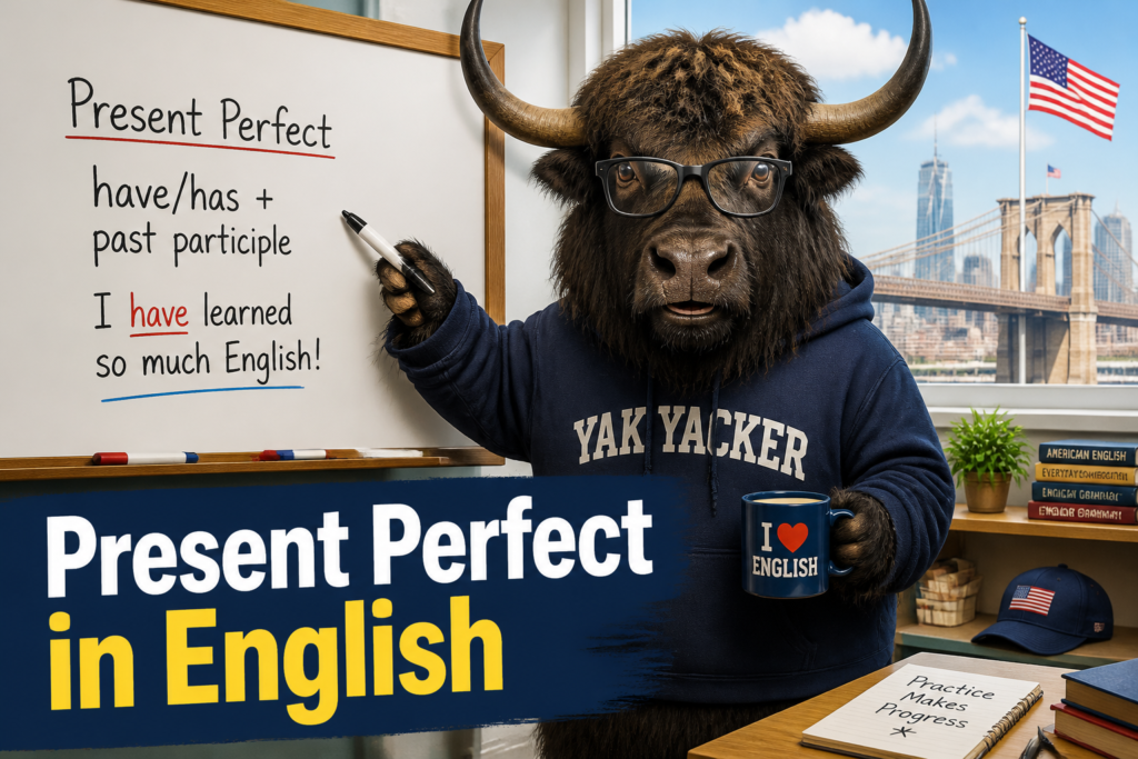 Present perfect tense in English