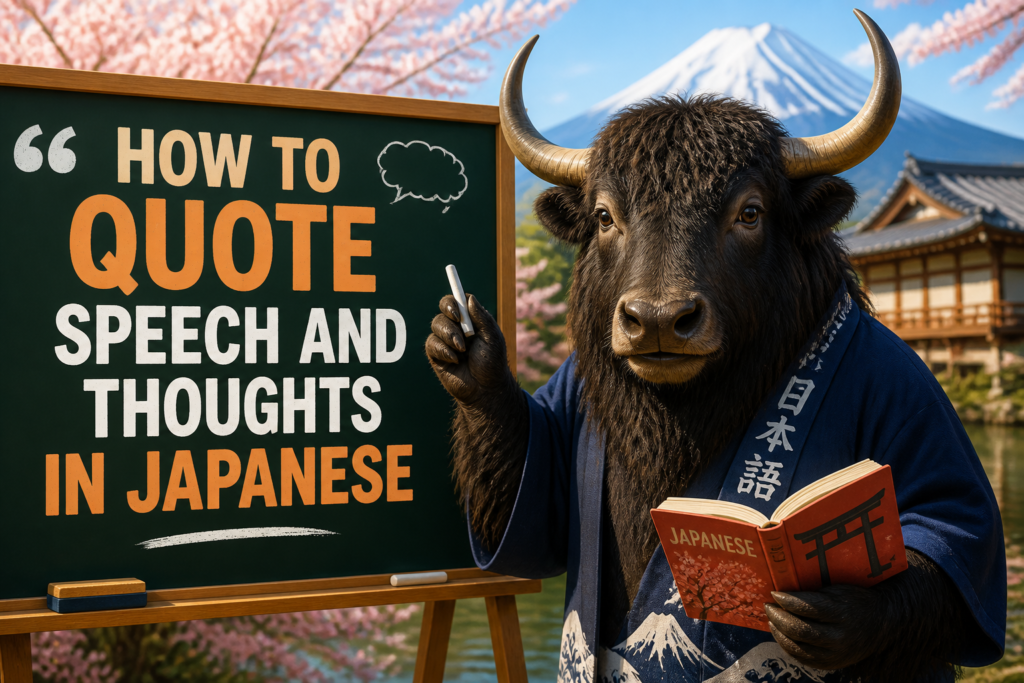 Japanese quotation pattern examples