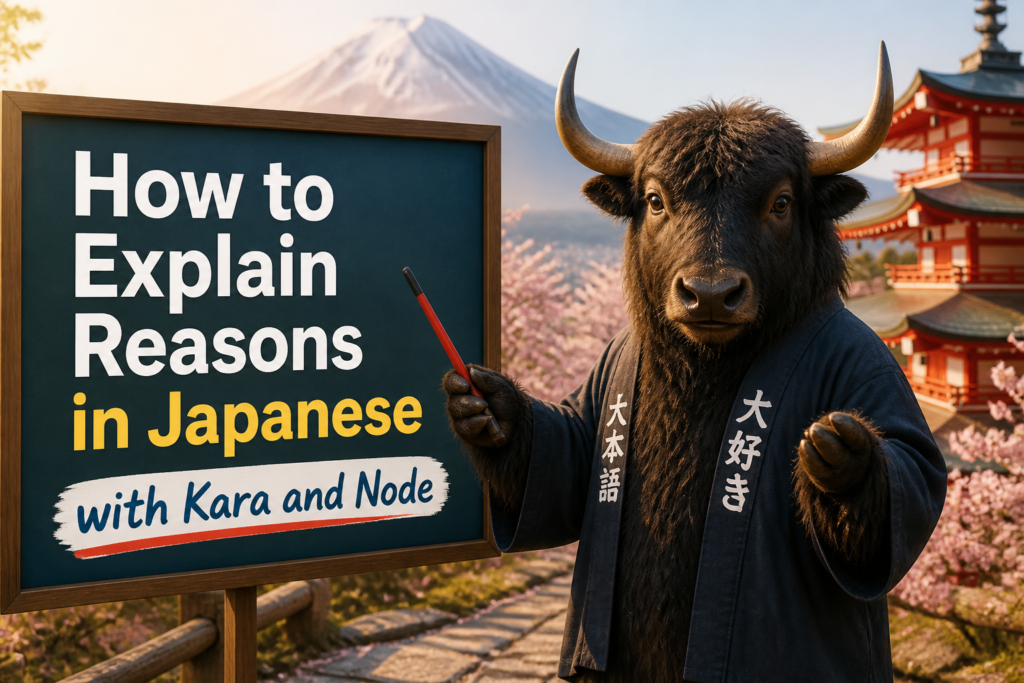 Japanese reason phrases examples