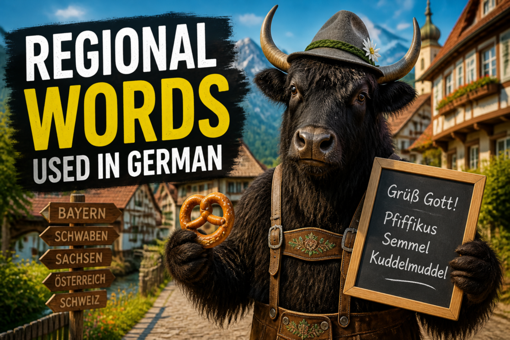 Regional German vocabulary examples