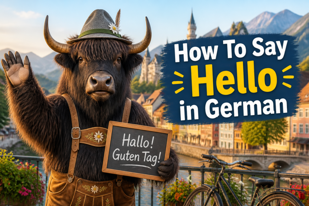 German hello greetings