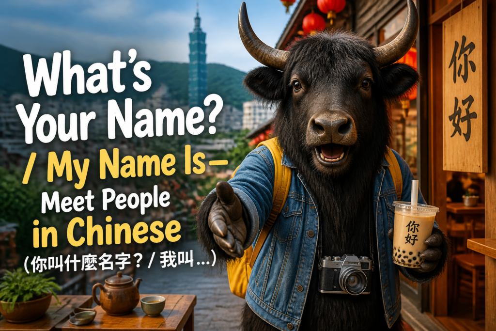 What’s your name phrase in Traditional Chinese