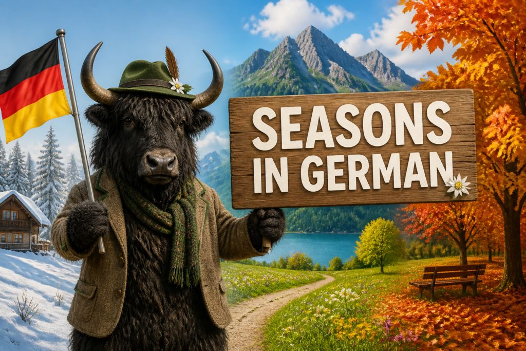 German vocabulary for seasons