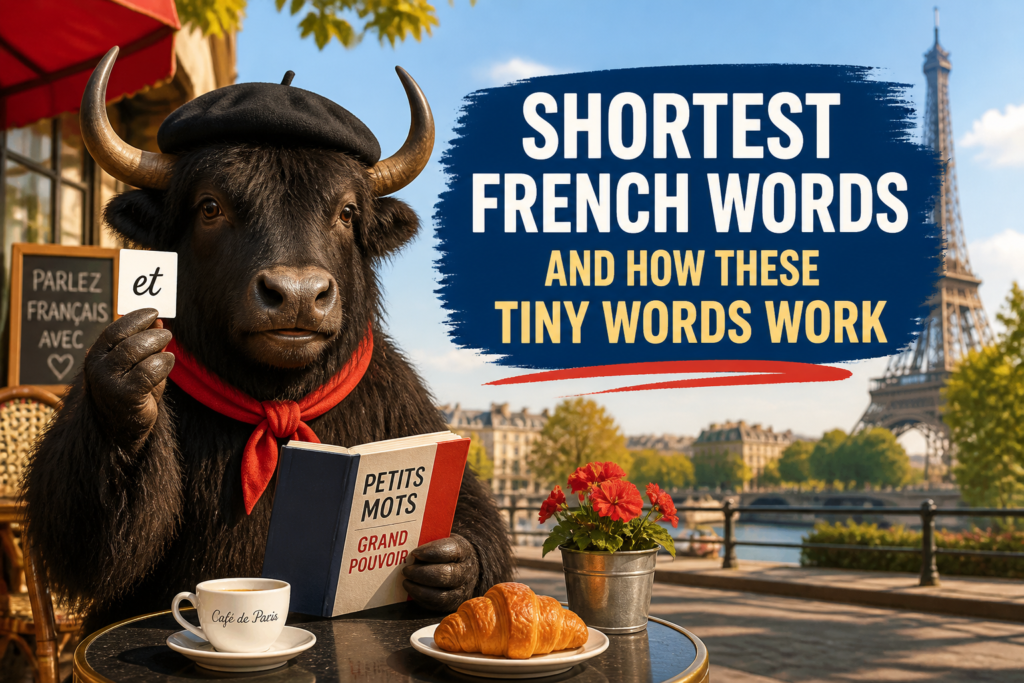 Shortest French words list