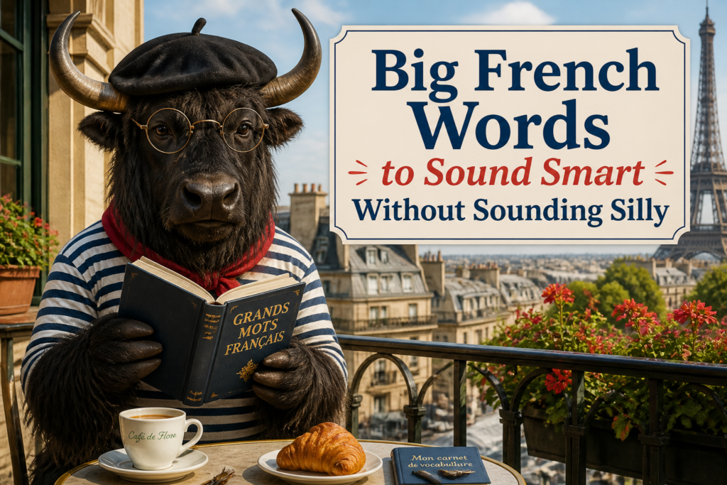 Big smart words in French