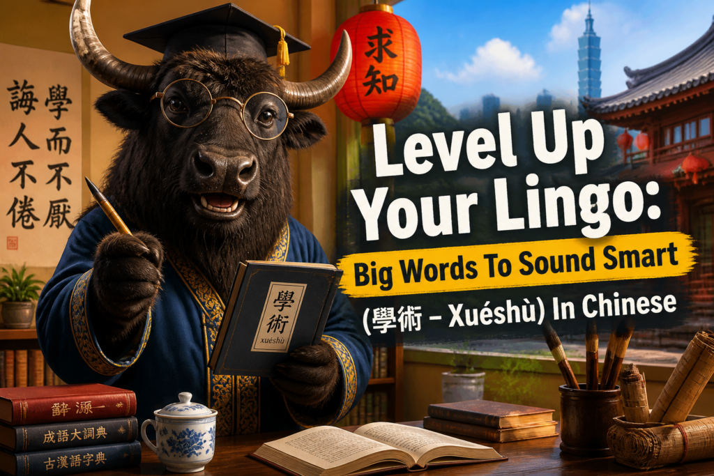 Big smart-sounding words in Traditional Chinese