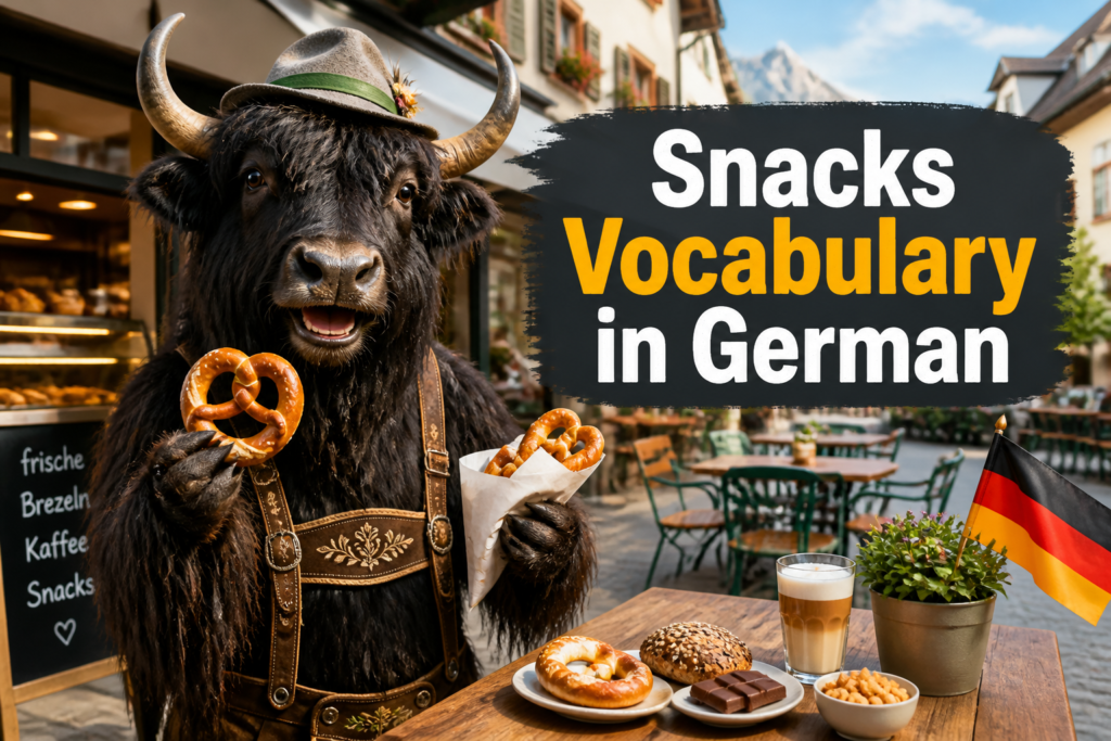 German vocabulary for snacks