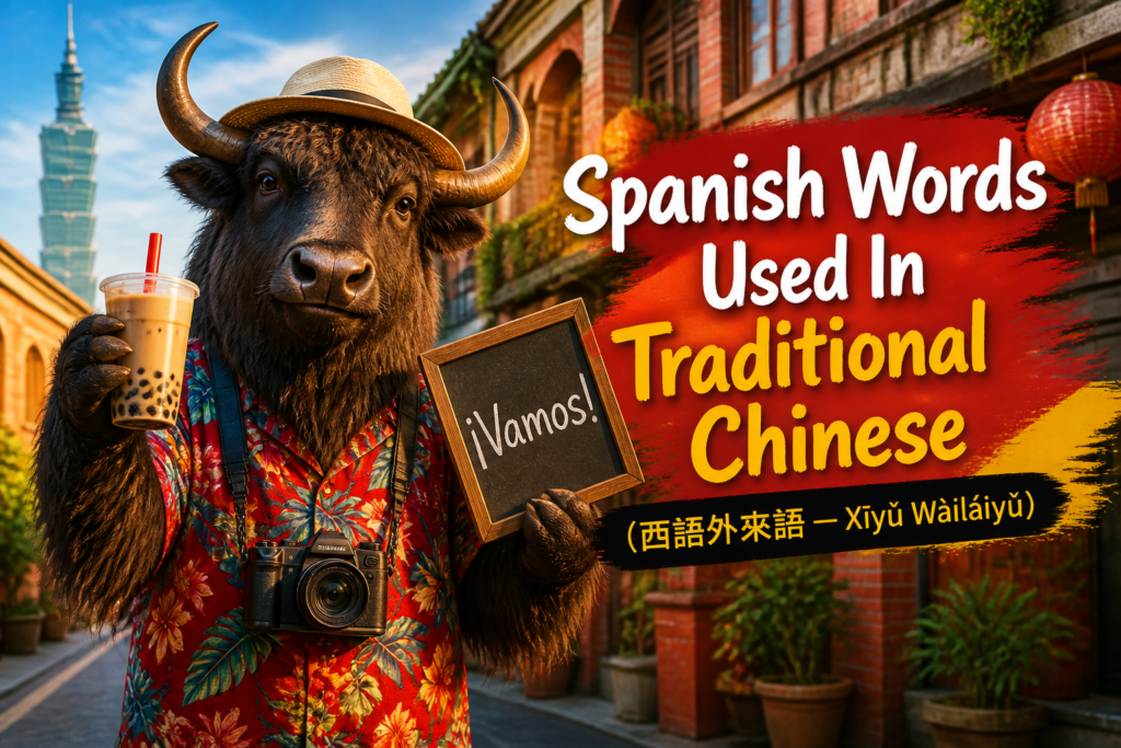 Spanish loanwords used in Traditional Chinese