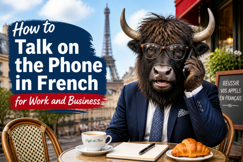 Professional phone phrases in French