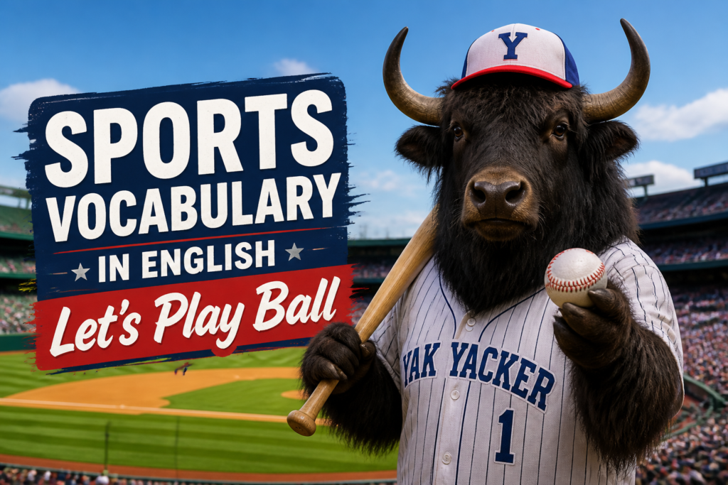 Sports vocabulary in English