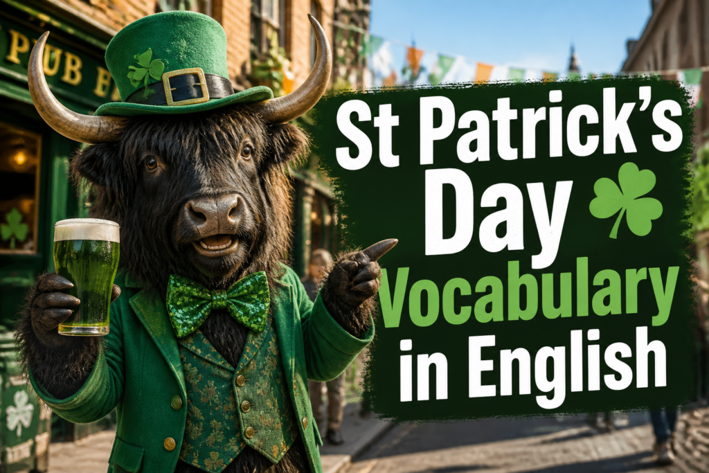 St Patrick’s Day vocabulary in English