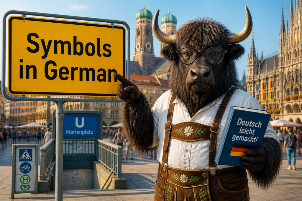 Common symbols in German