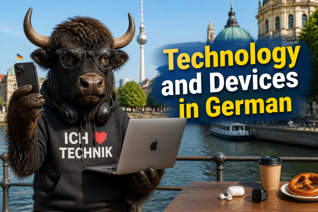 German technology and device vocabulary