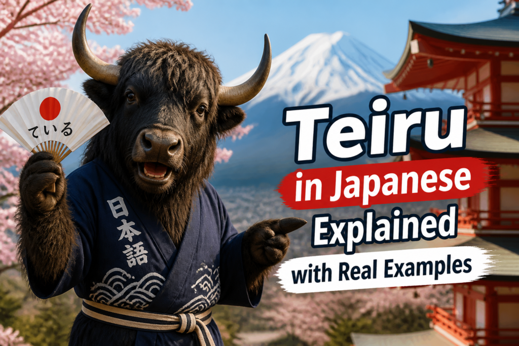 Japanese teiru examples