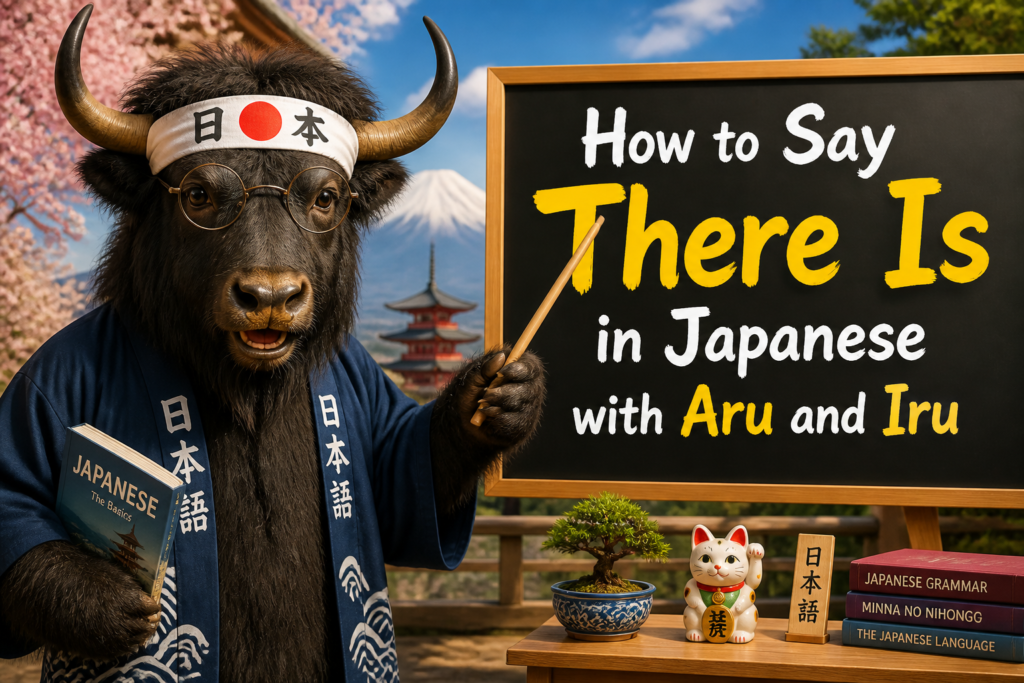 Aru and iru Japanese examples