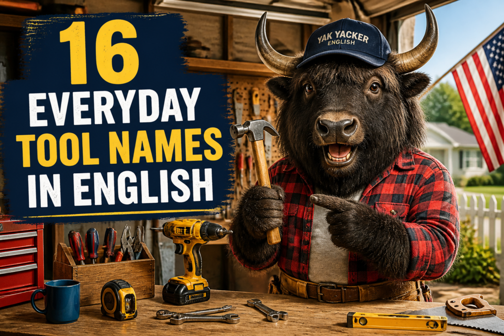 Everyday tool names in English