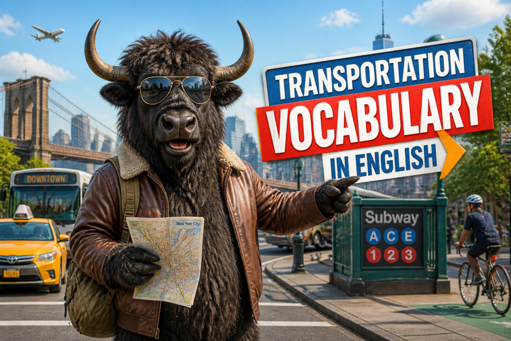 Transportation vocabulary in English