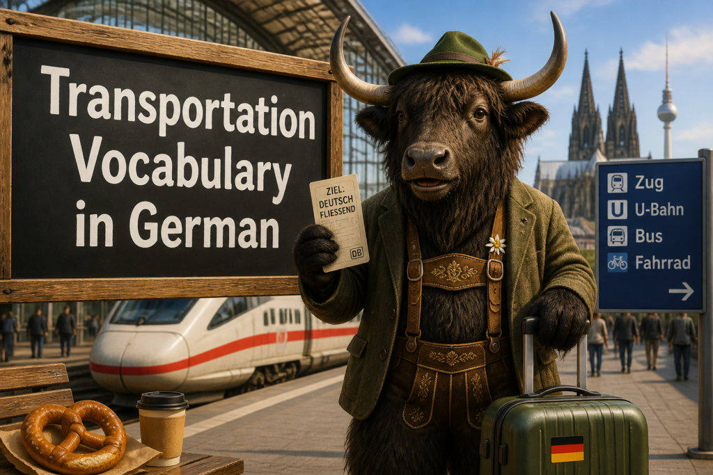 German transportation vocabulary