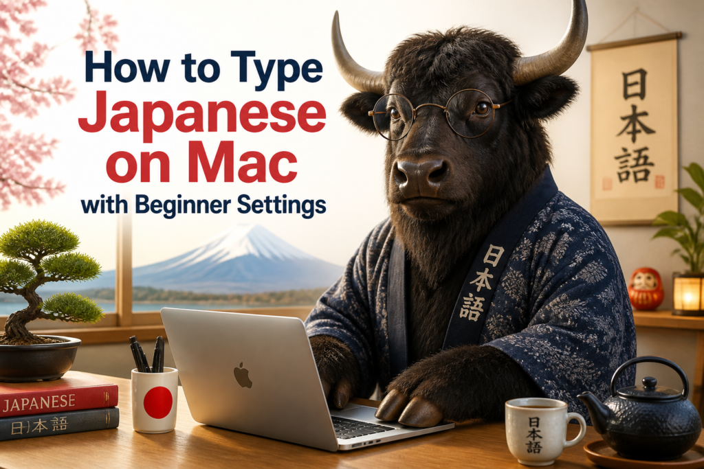 Japanese keyboard input on MacBook