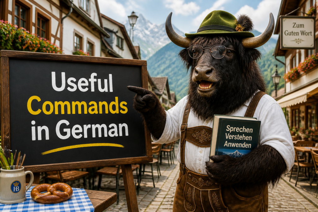 German commands and instructions