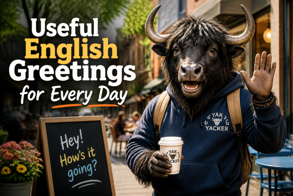 Useful English greetings