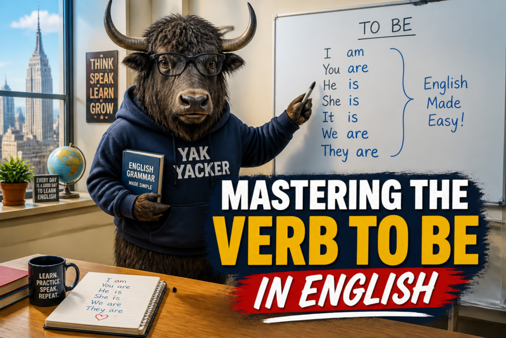 Verb to be in English grammar