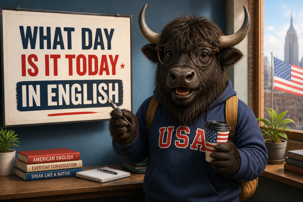 What day is it today in English