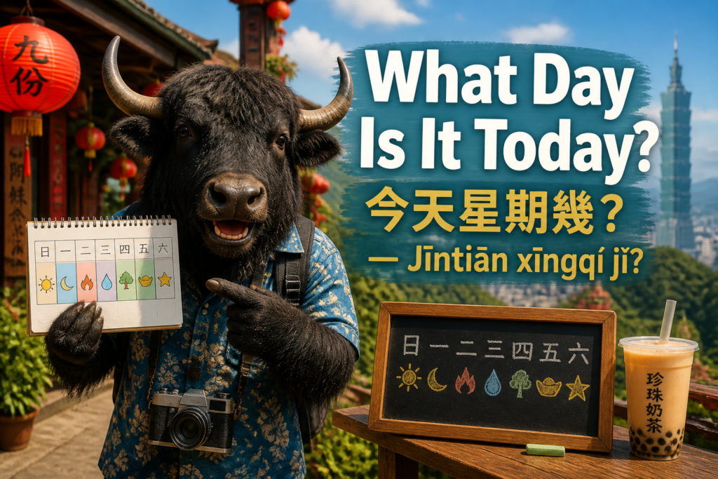 How to ask what day it is today in Traditional Chinese