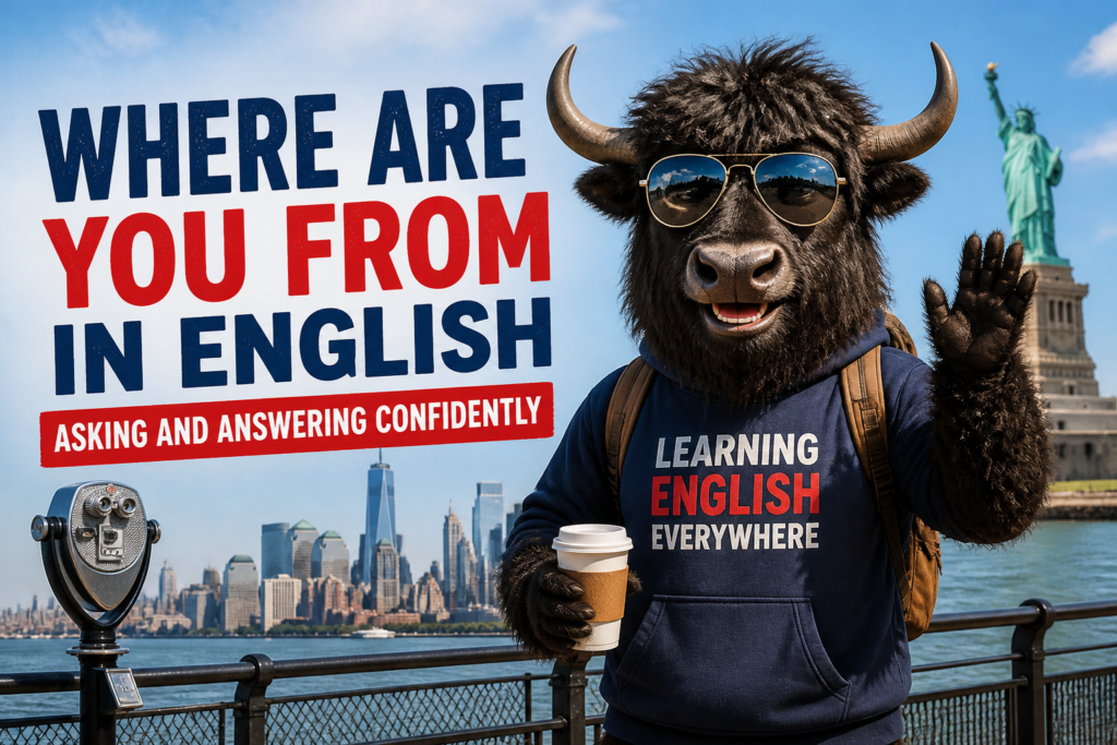 Where are you from in English