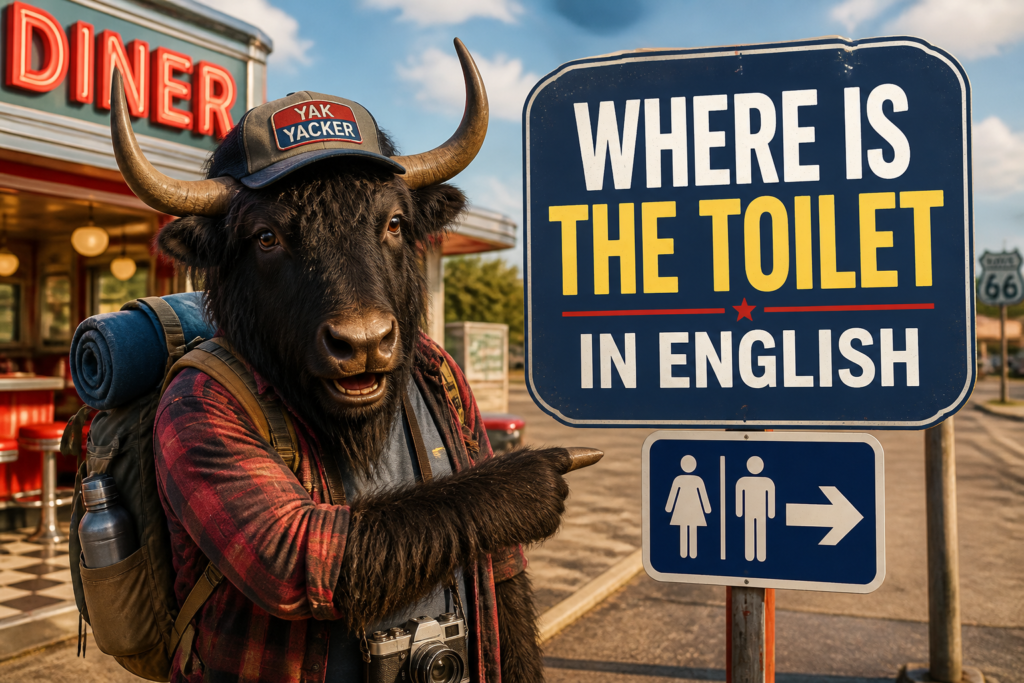 Where is the toilet in English phrases