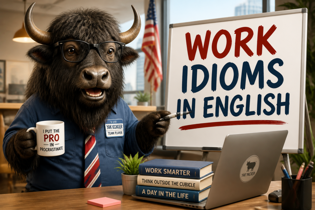 Work idioms in English