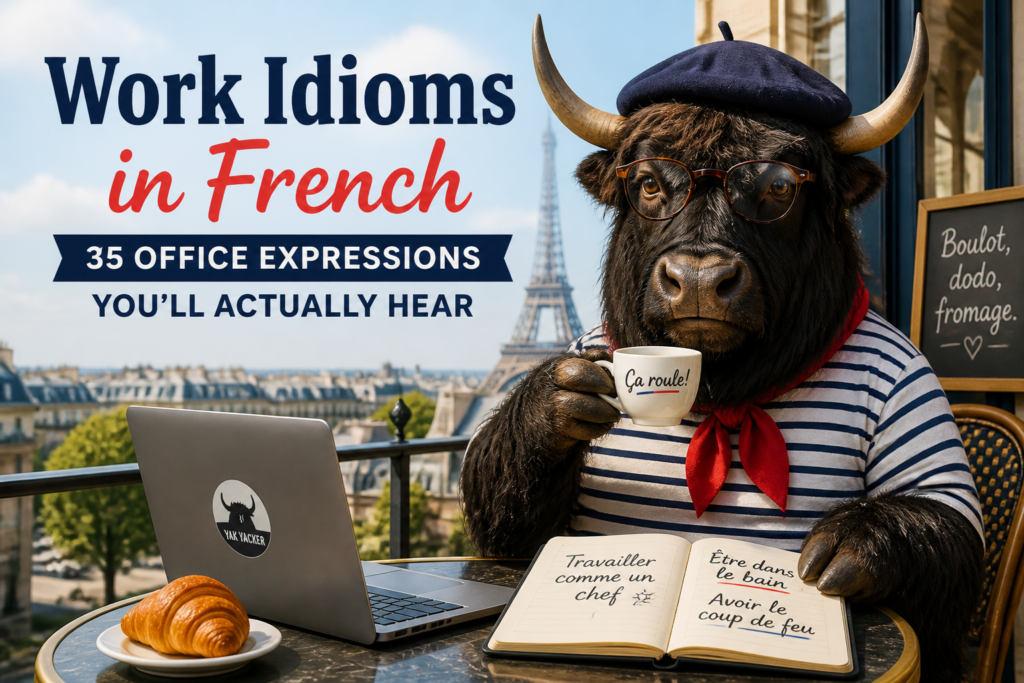 Work idioms in French